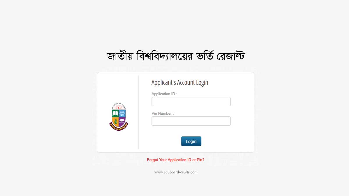 NU Admission Result