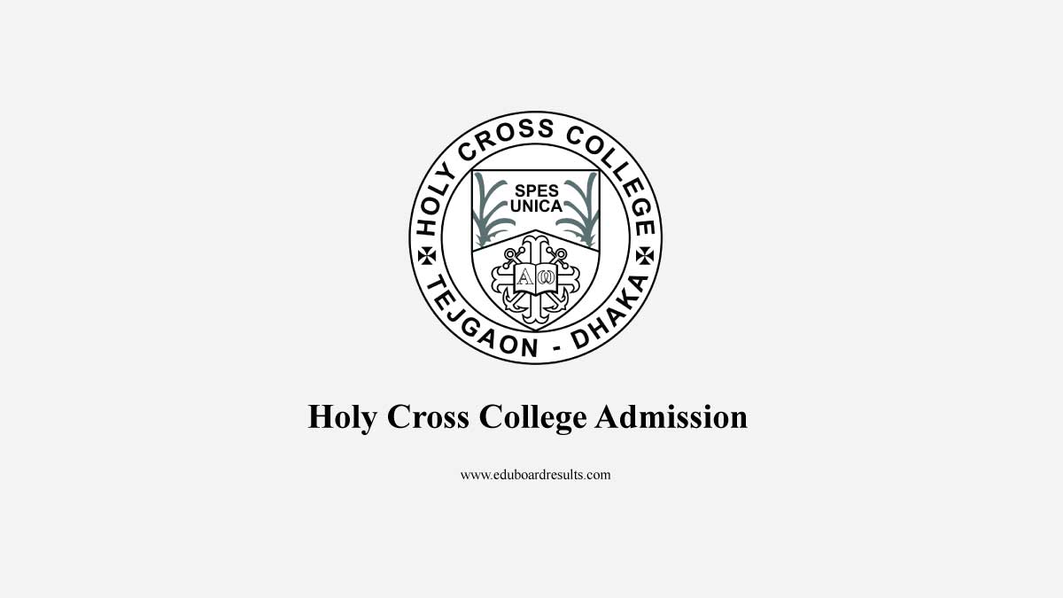 Holy Cross College Admission