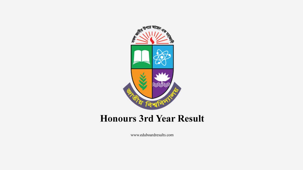 Honours 3rd Year Result