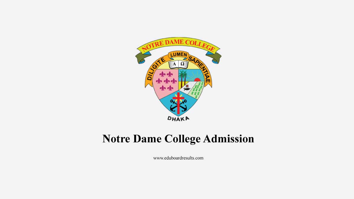 Notre Dame College Admission