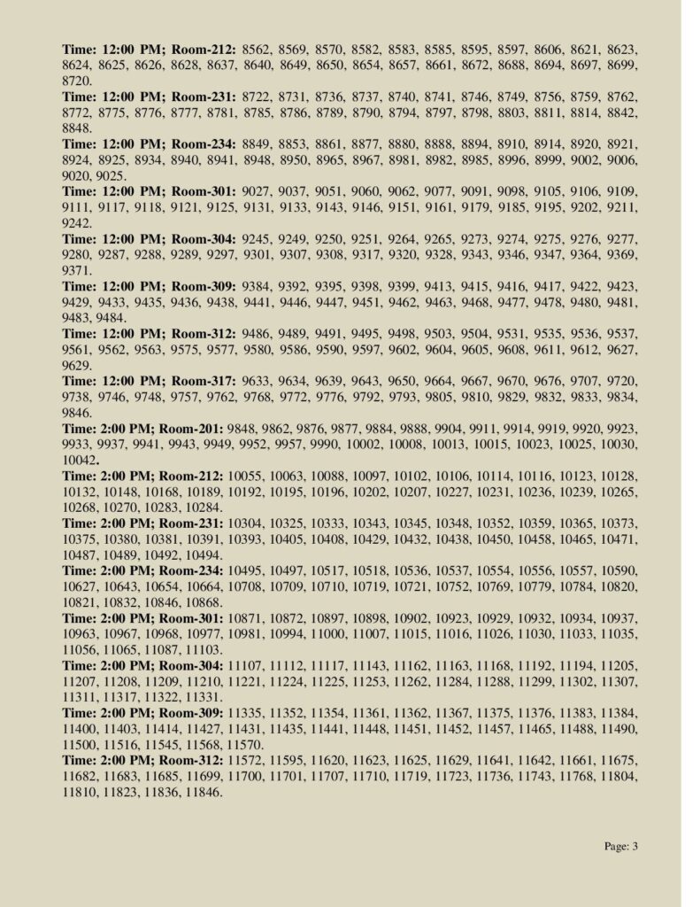 NDC Admission Result 2025-3