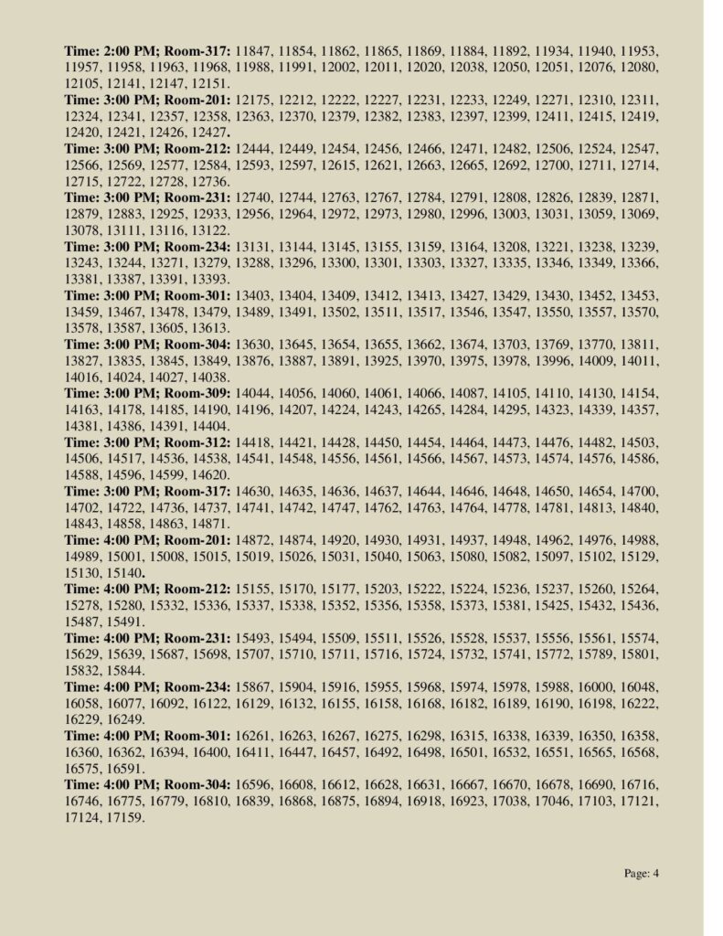 NDC Admission Result 2025-4
