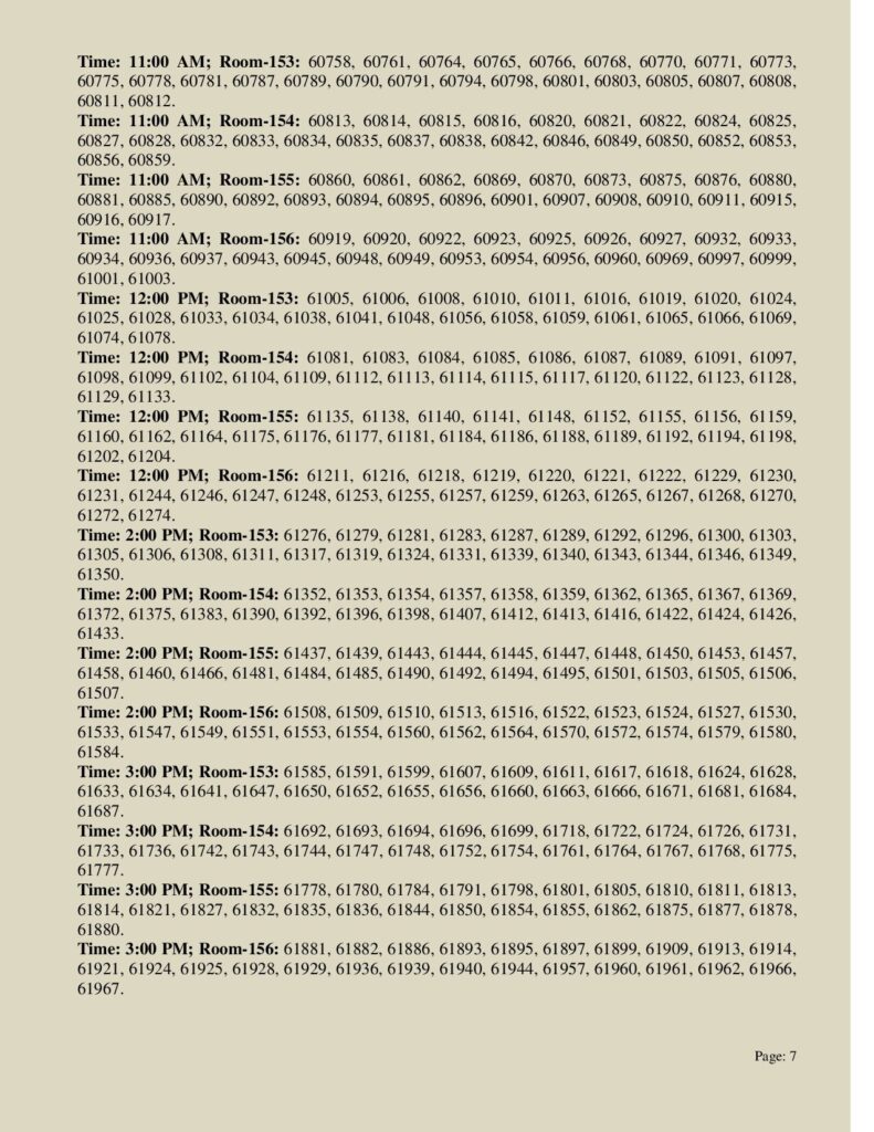 NDC Admission Result 2025-7