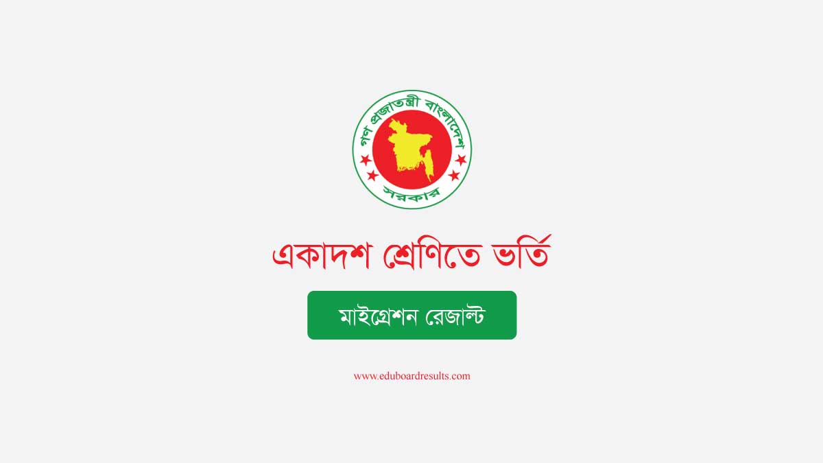 XI Class Admission Migration Result